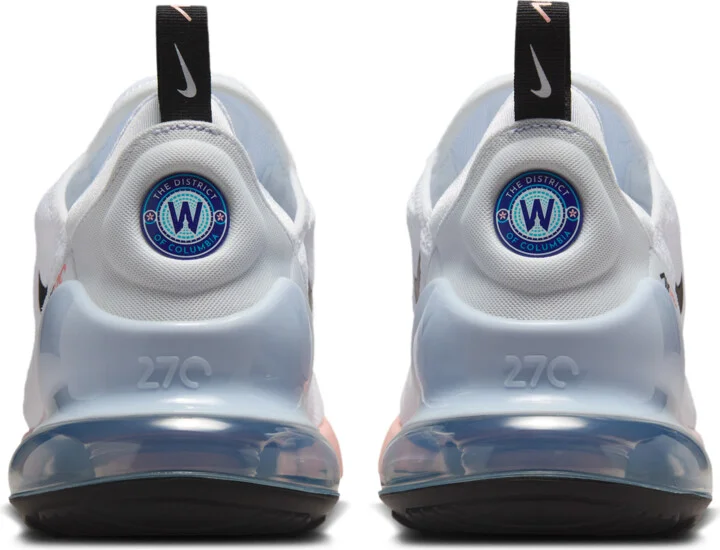 Washington Nationals Nike Men's Air Max 270 Shoes in White | HQ8002-100 - Image 6