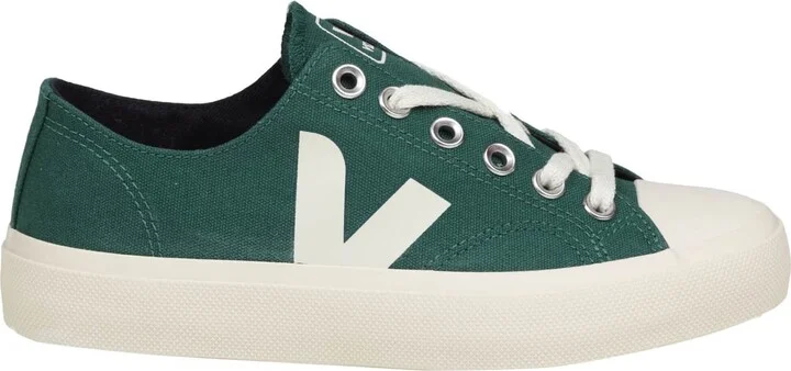 Wata Sneakers In Green Canvas