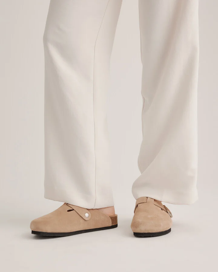 Water Repellent Suede Clog Mule - Image 2