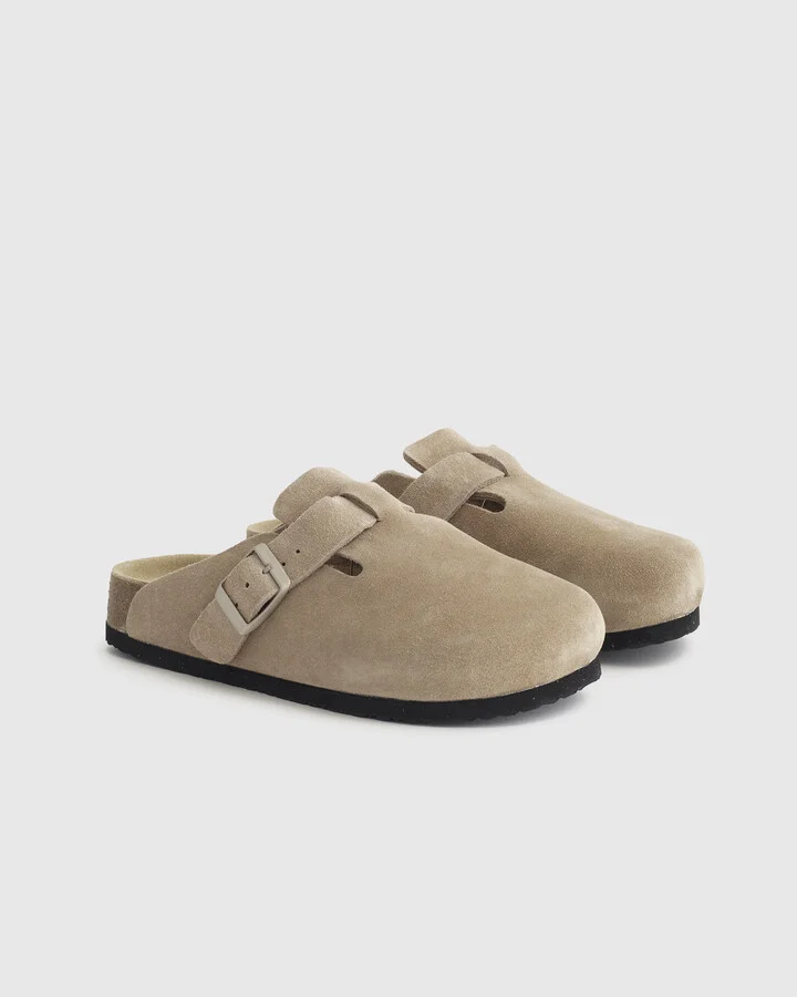 Water Repellent Suede Clog Mule - Image 4