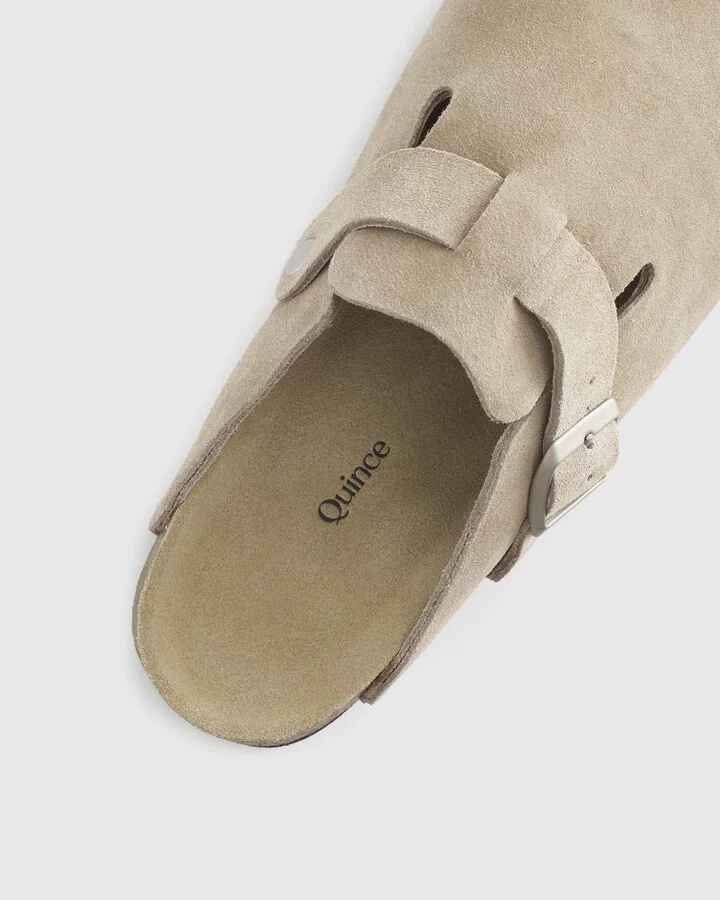 Water Repellent Suede Clog Mule - Image 7