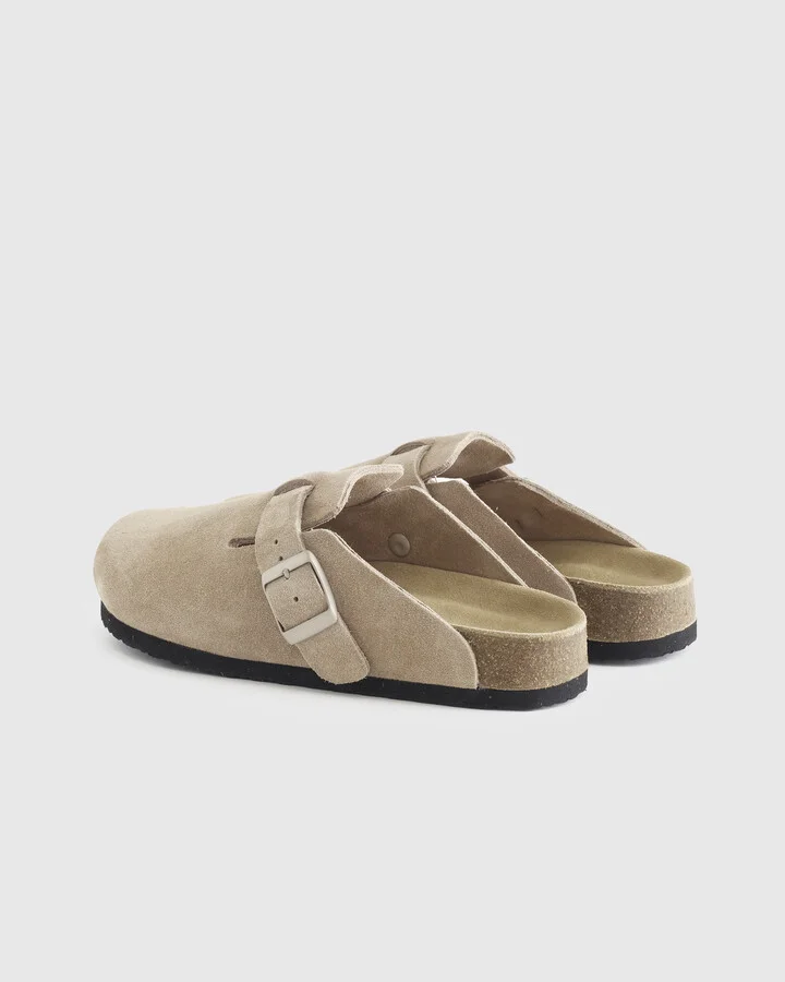 Water Repellent Suede Clog Mule - Image 9