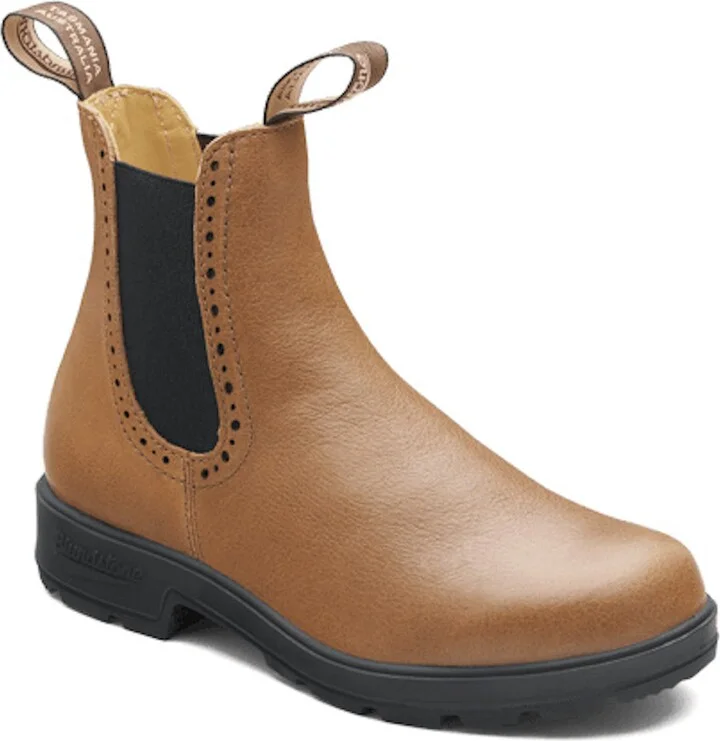 Camel High Top Elastic Side Boot