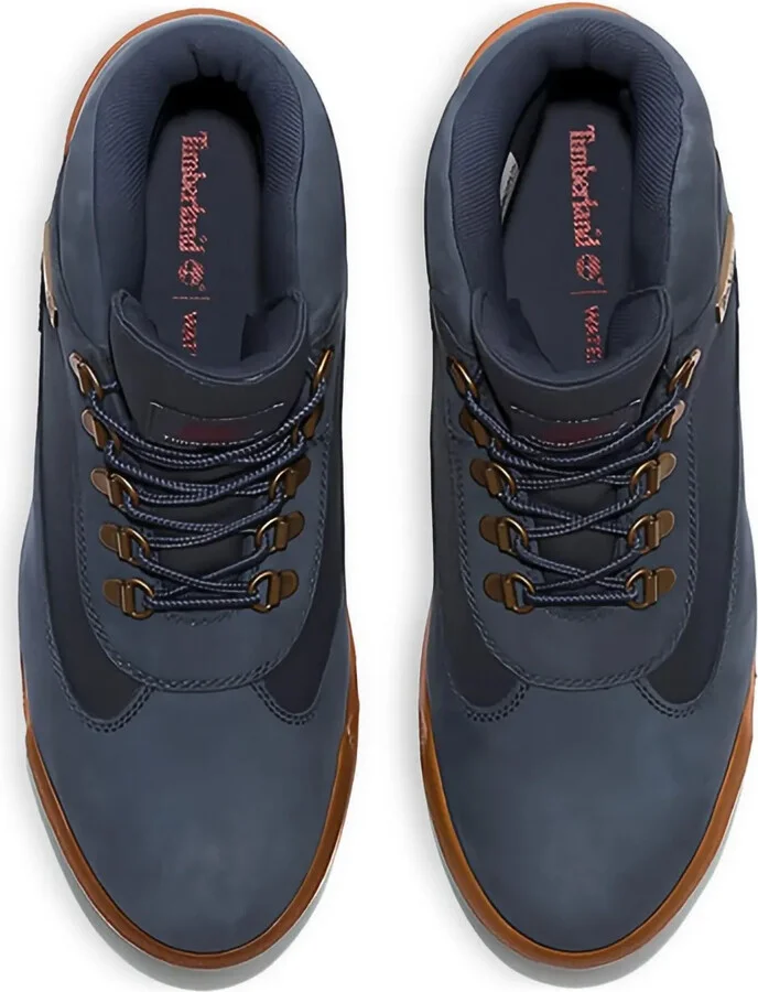 Waterproof Field Low "Dark Blue Nubuck" boots - Image 4