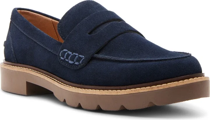 Navy Suede