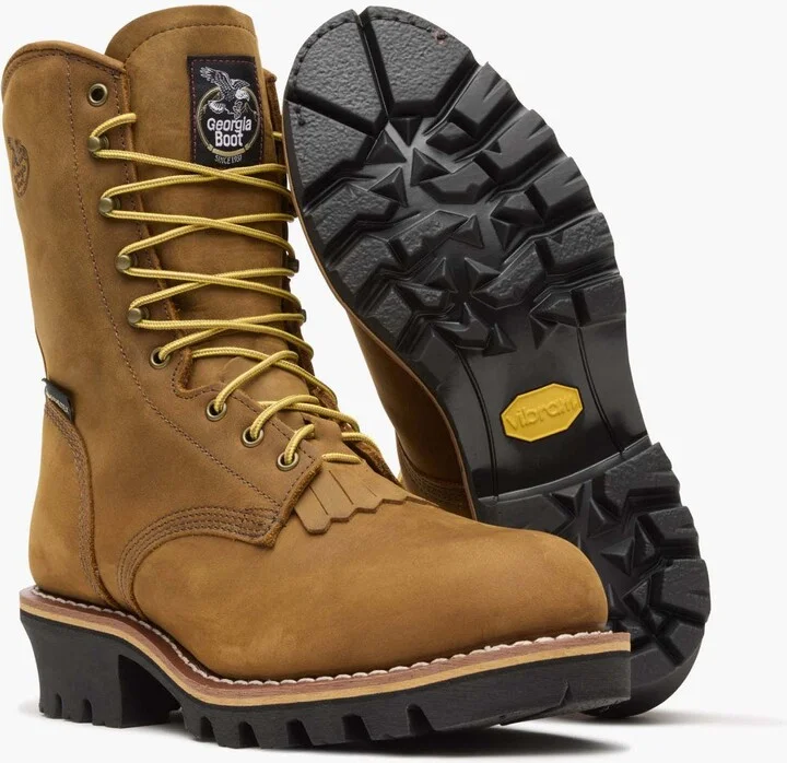 Waterproof Steel Toe Waterproof 400G Insulated Logger Boot - Image 2
