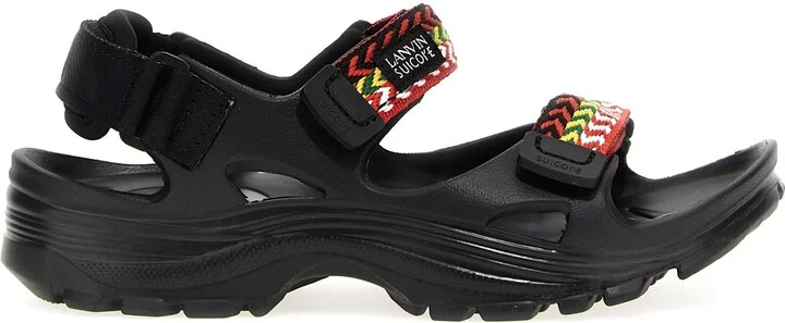 'wave Curb Laces' Lanvin X Suicoke Sandals