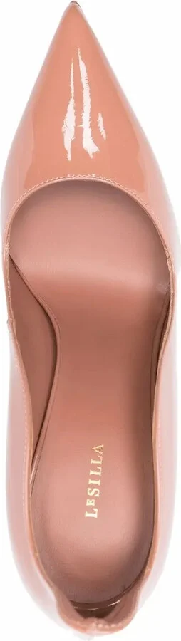 Wave-Edge Patent Leather Pumps - Image 4