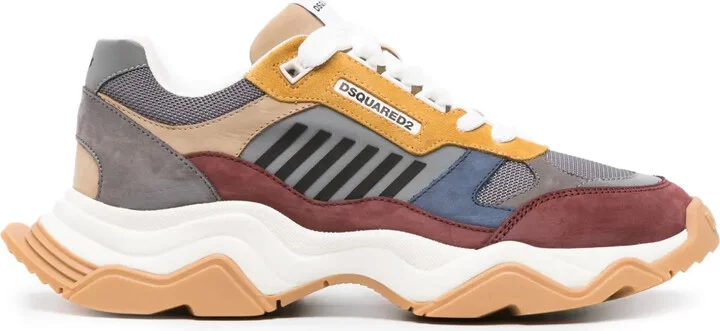 Wave lace-up sneakers