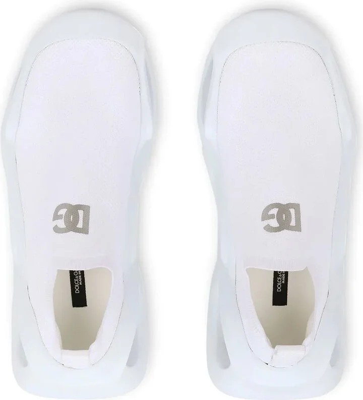 Wave logo-detail slip-on sneakers - Image 4