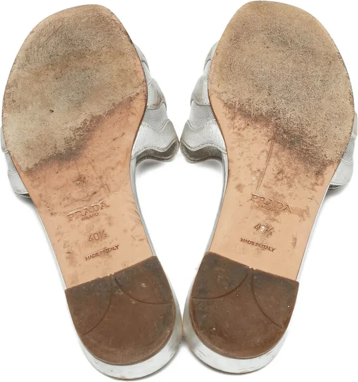 Wave-Mesh Slide Sandals - Image 5