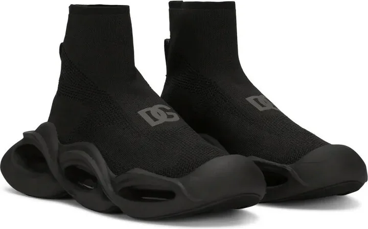 Wave mid-top stretch sneakers - Image 2