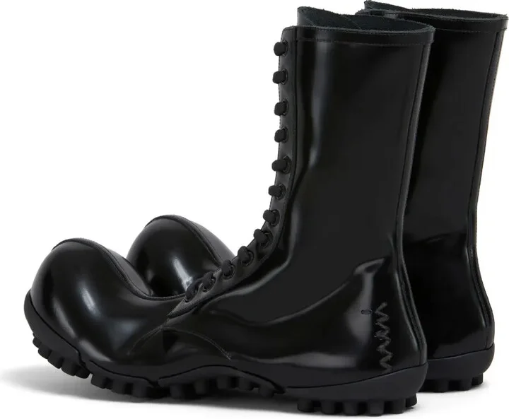Wave patent leather boots - Image 3