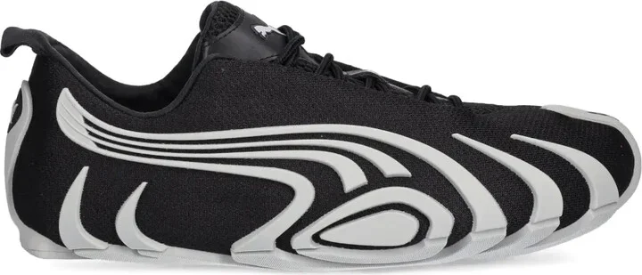 Wave-Pattern Sneakers