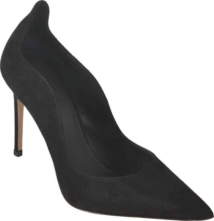 Wave Trim Pointed Toe Pumps - Image 2