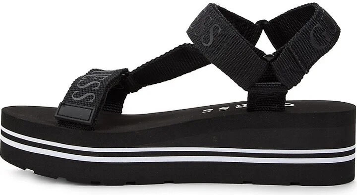 Wavin 51MM Logo Wedge Sandals - Image 4