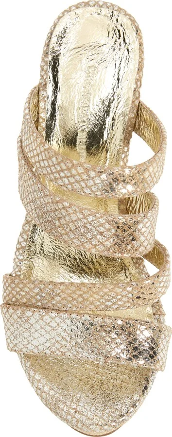 Wavy Platform Wedge Slide Sandal - Image 5