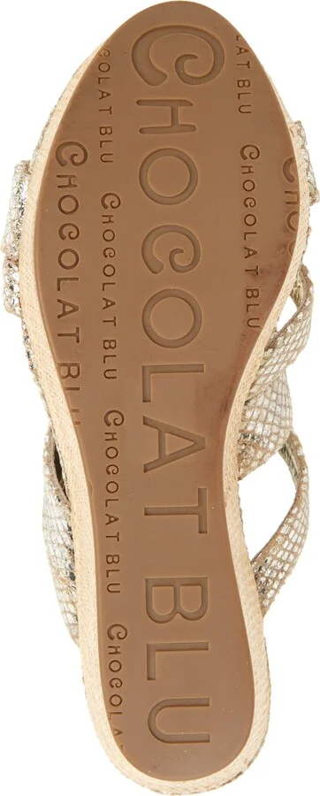 Wavy Platform Wedge Slide Sandal - Image 6