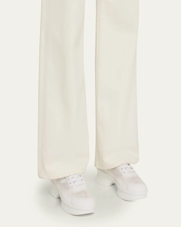 Wavy Rete Lace-Up Sneakers - Image 4