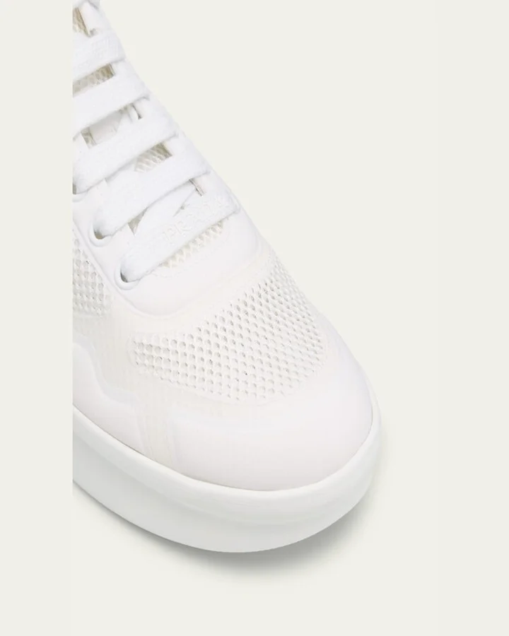 Wavy Rete Lace-Up Sneakers - Image 5