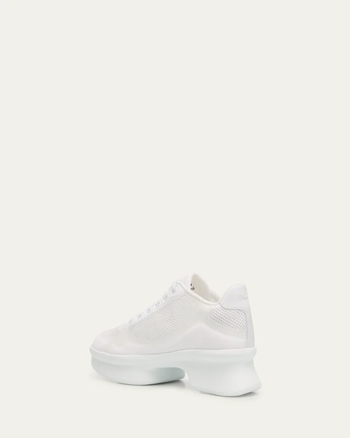 Wavy Rete Lace-Up Sneakers - Image 9