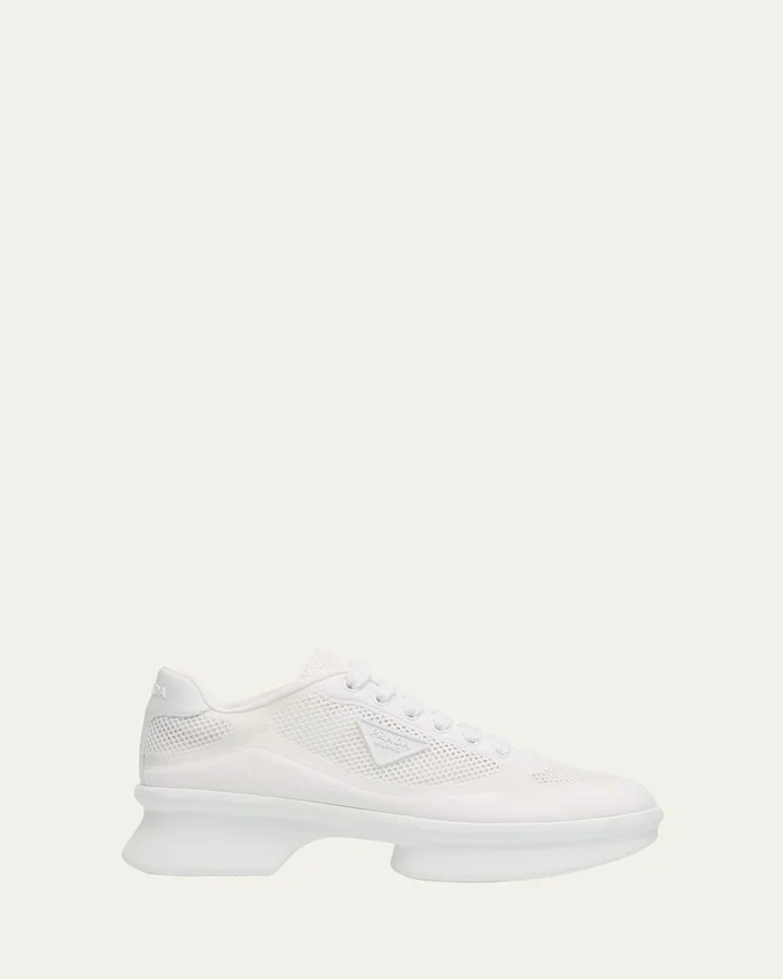 Wavy Rete Lace-Up Sneakers