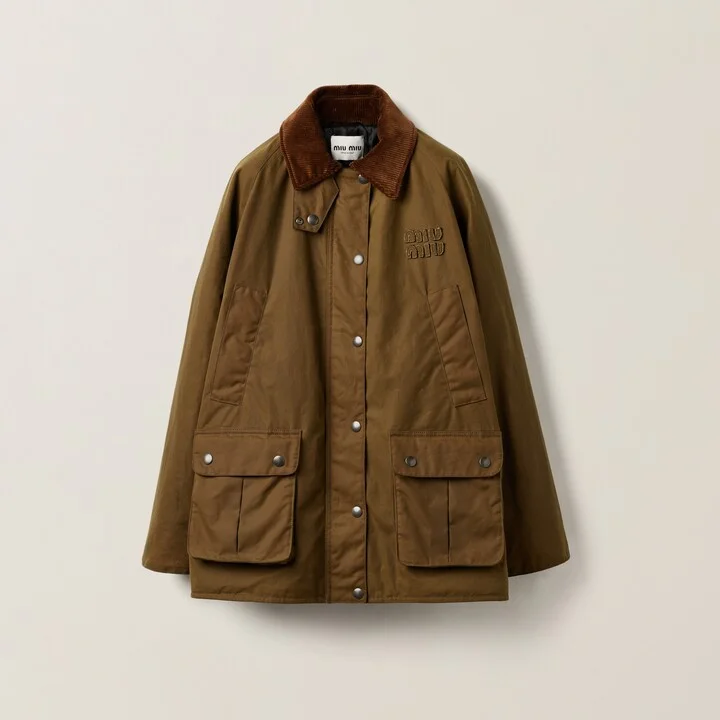 Waxed canvas caban