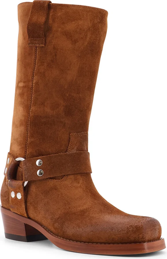 Waxed Suede Boots - Image 2