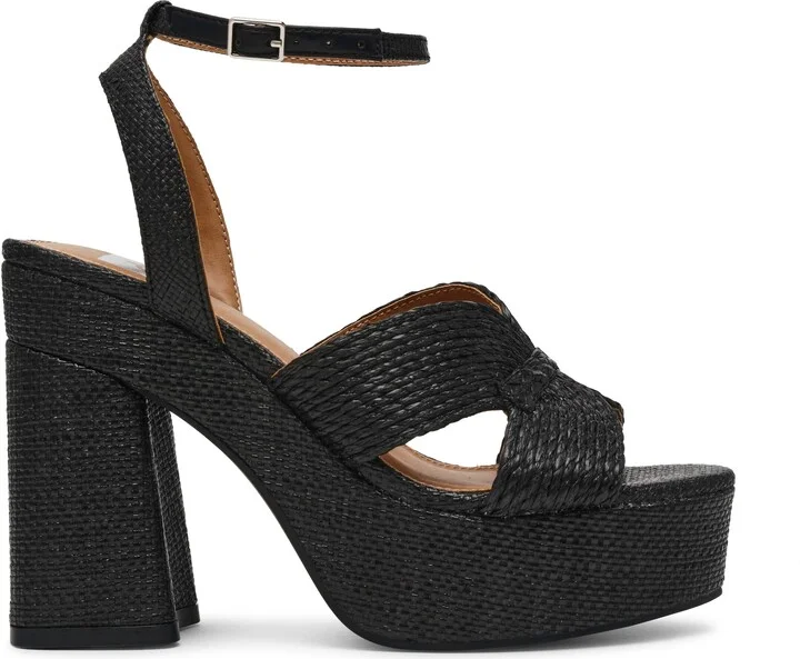 Waylan Raffia Platform Ankle Strap Sandal - Image 2