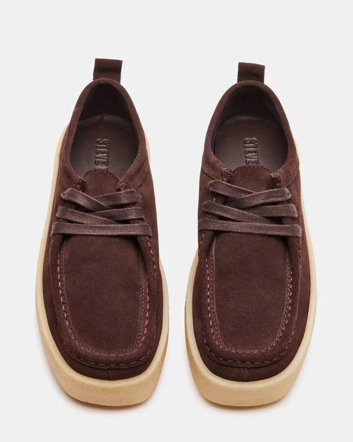 Wayland Chocolate Brown Suede - Image 6