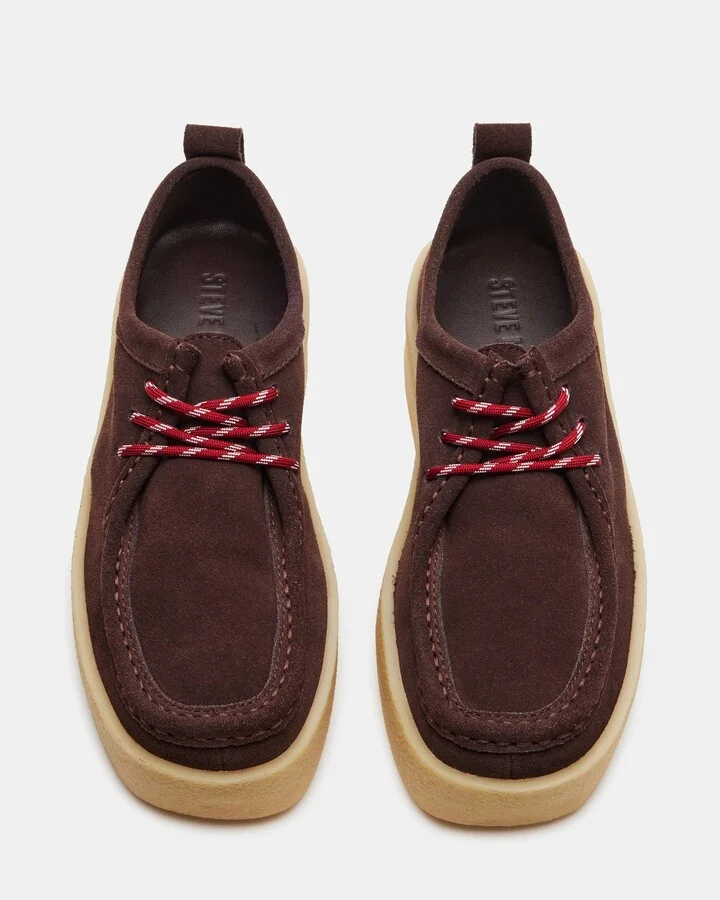 Wayland Chocolate Brown Suede - Image 7
