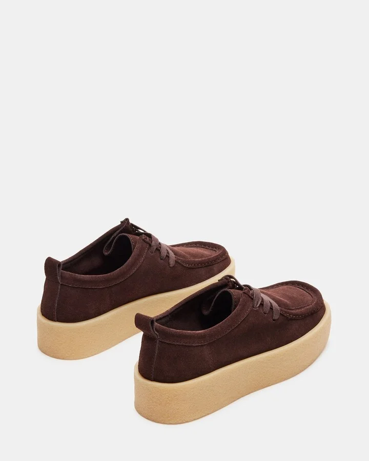 Wayland Chocolate Brown Suede - Image 8