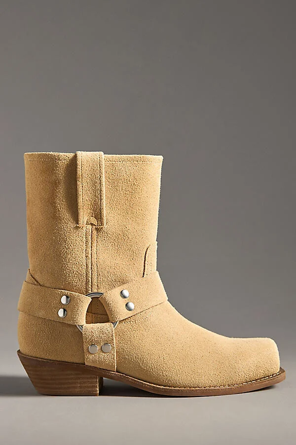 Waylon-Lo Square-Toe Western Ankle Boots - Image 2