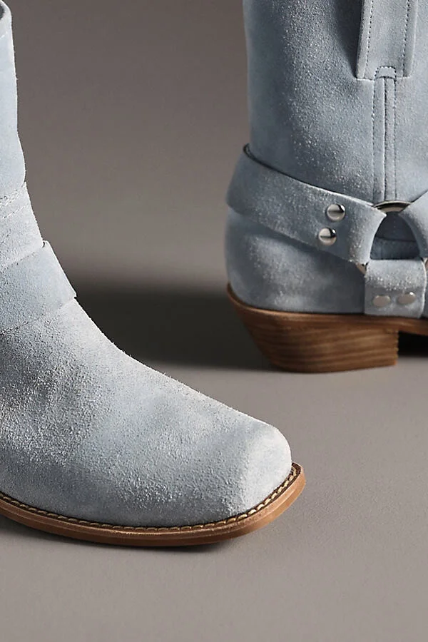 Waylon-Lo Square-Toe Western Ankle Boots - Image 3