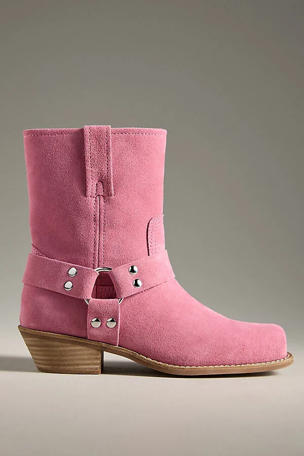 Waylon-Lo Square-Toe Western Ankle Boots - Image 2