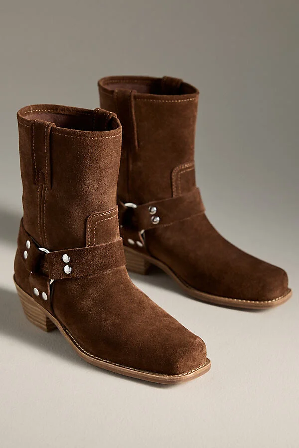 Waylon-Lo Square-Toe Western Ankle Boots - Image 2