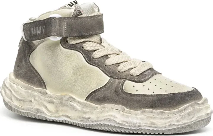 Wayne Brushed suede high-top sneakers - Image 2