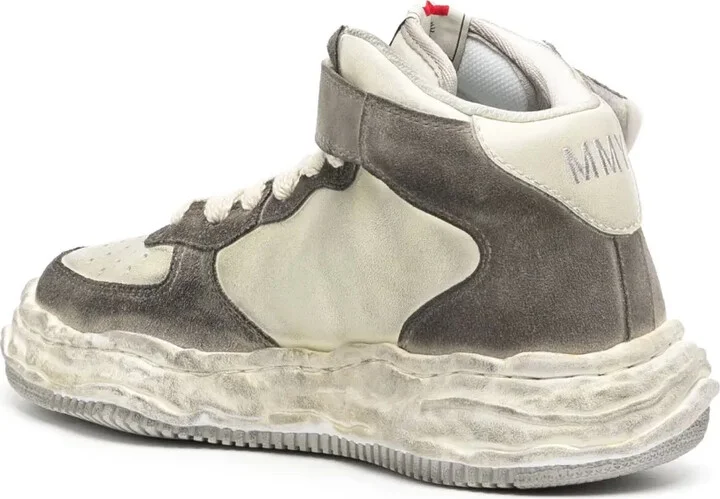 Wayne Brushed suede high-top sneakers - Image 3