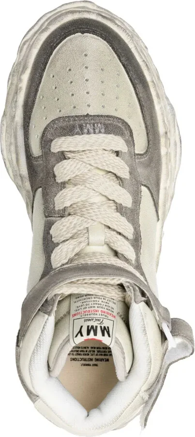 Wayne Brushed suede high-top sneakers - Image 4
