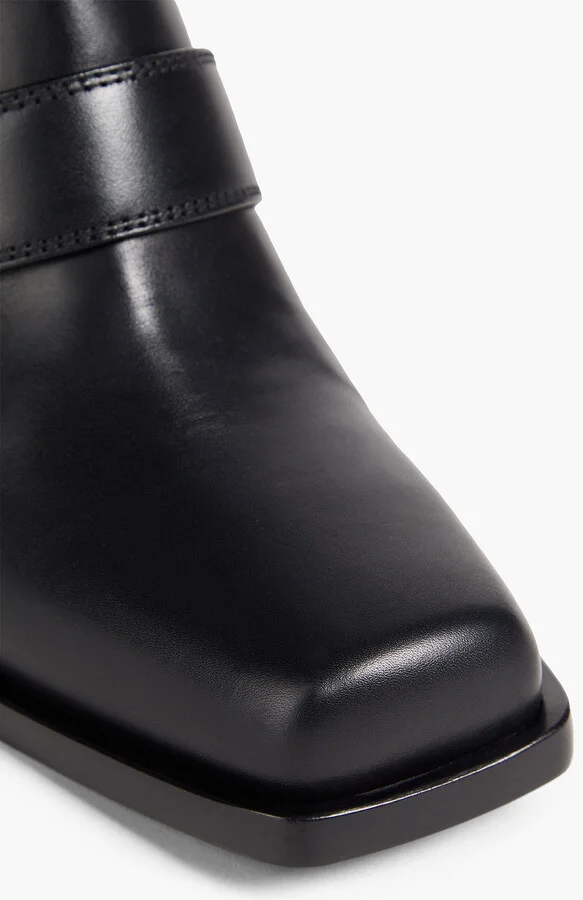 Wayne buckled leather ankle boots - Image 4