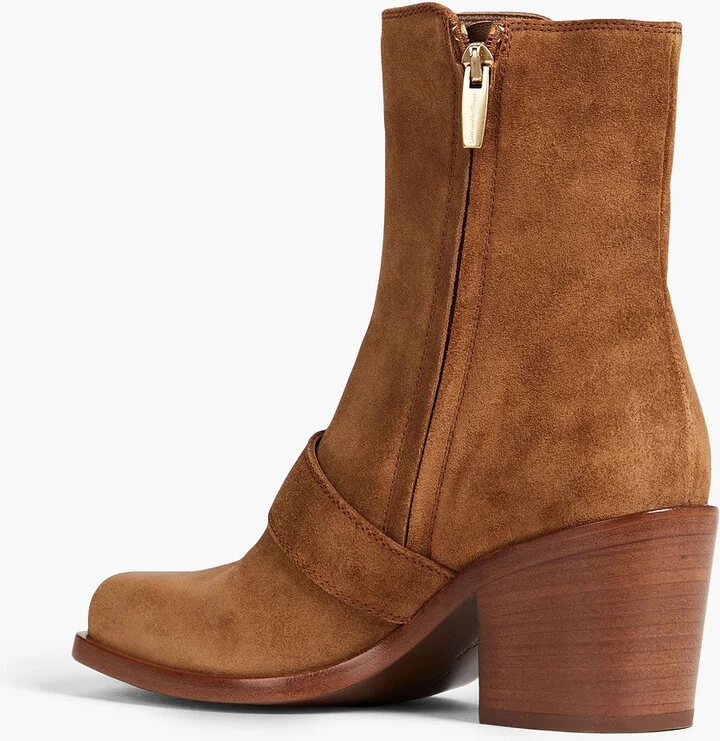 Wayne buckled suede ankle boots - Image 3