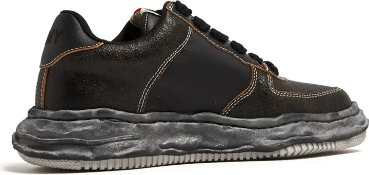 Wayne contrast-stitching sneakers - Image 3