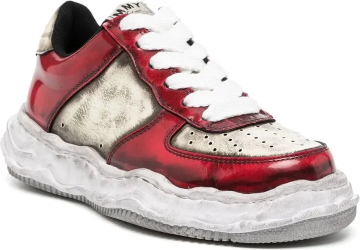 Wayne distressed low-top sneakers - Image 2