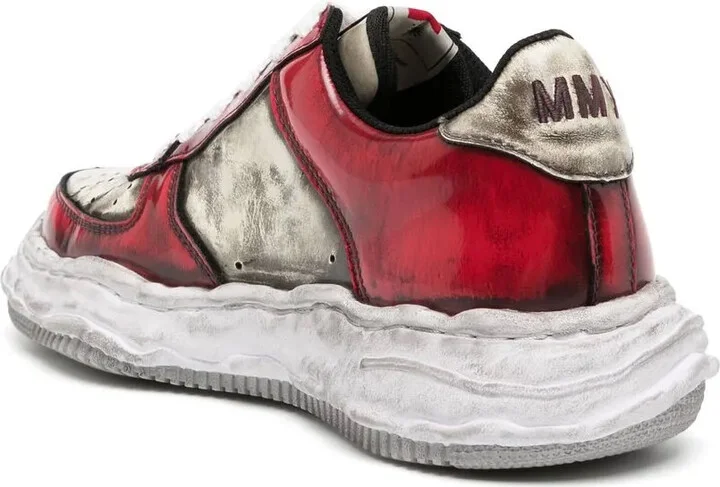 Wayne distressed low-top sneakers - Image 3