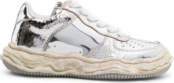 Wayne metallic-effect sneakers