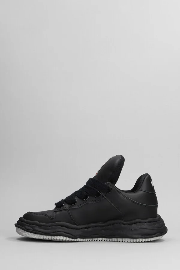 Wayne Sneakers In Black Leather - Image 3