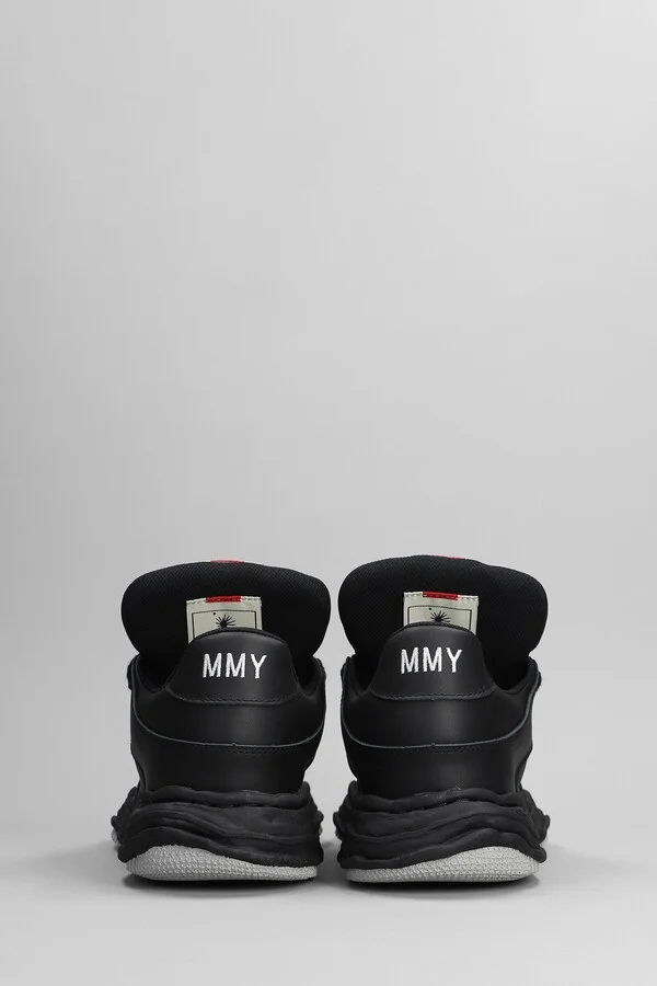 Wayne Sneakers In Black Leather - Image 4