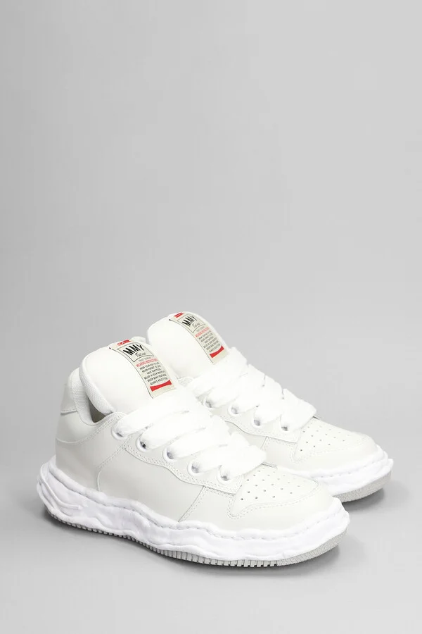 Wayne Sneakers In White Leather - Image 2