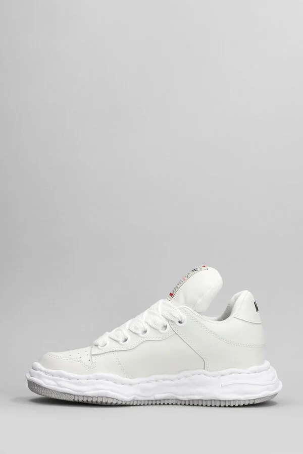 Wayne Sneakers In White Leather - Image 3