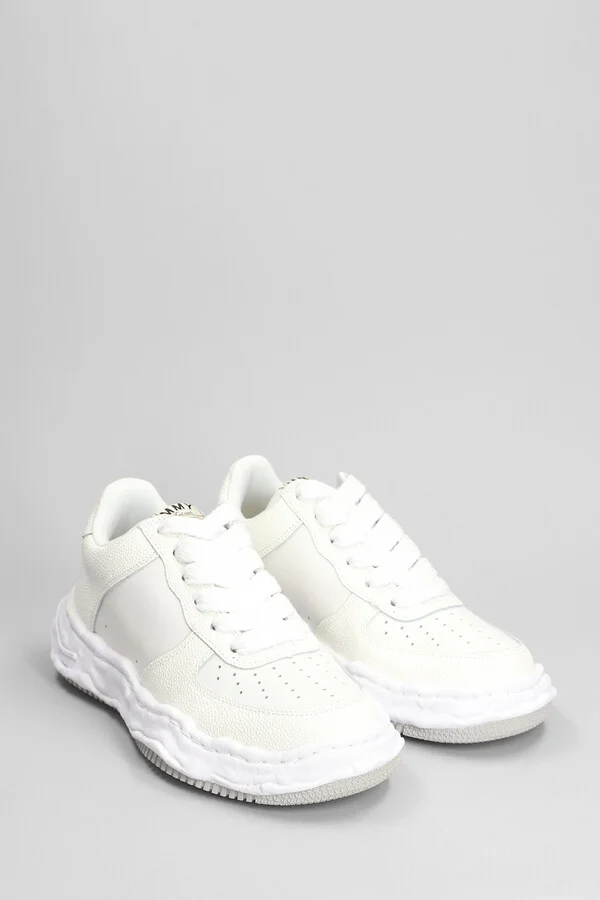 Wayne Sneakers In White Leather - Image 2